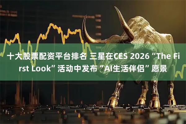 十大股票配资平台排名 三星在CES 2026“The First Look”活动中发布“AI生活伴侣”愿景